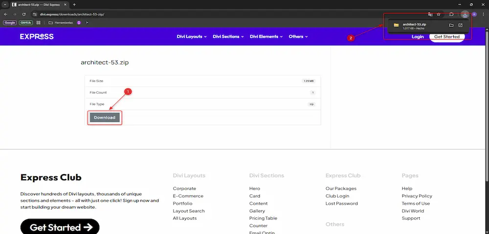 Imagen del editor de Betheme mostrando como añadir un botón