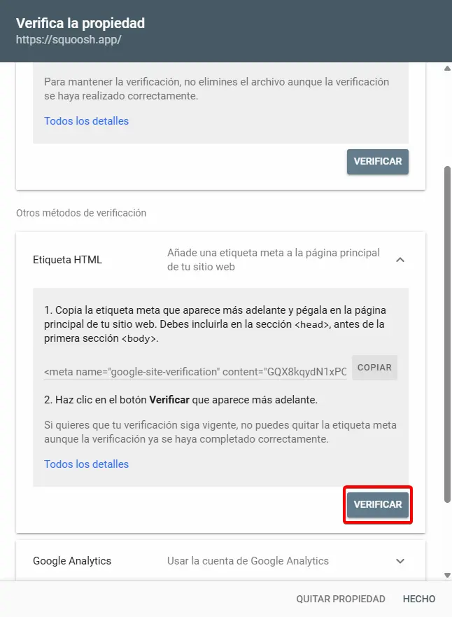 Imagen de la carpeta datos en google drive.